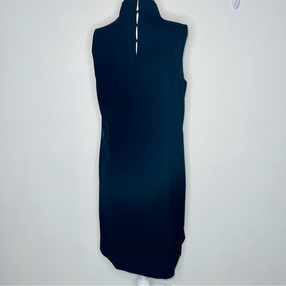 CALVIN KLEIN Black Dress sleeveless high neckline and button back - Picture 2 of 16
